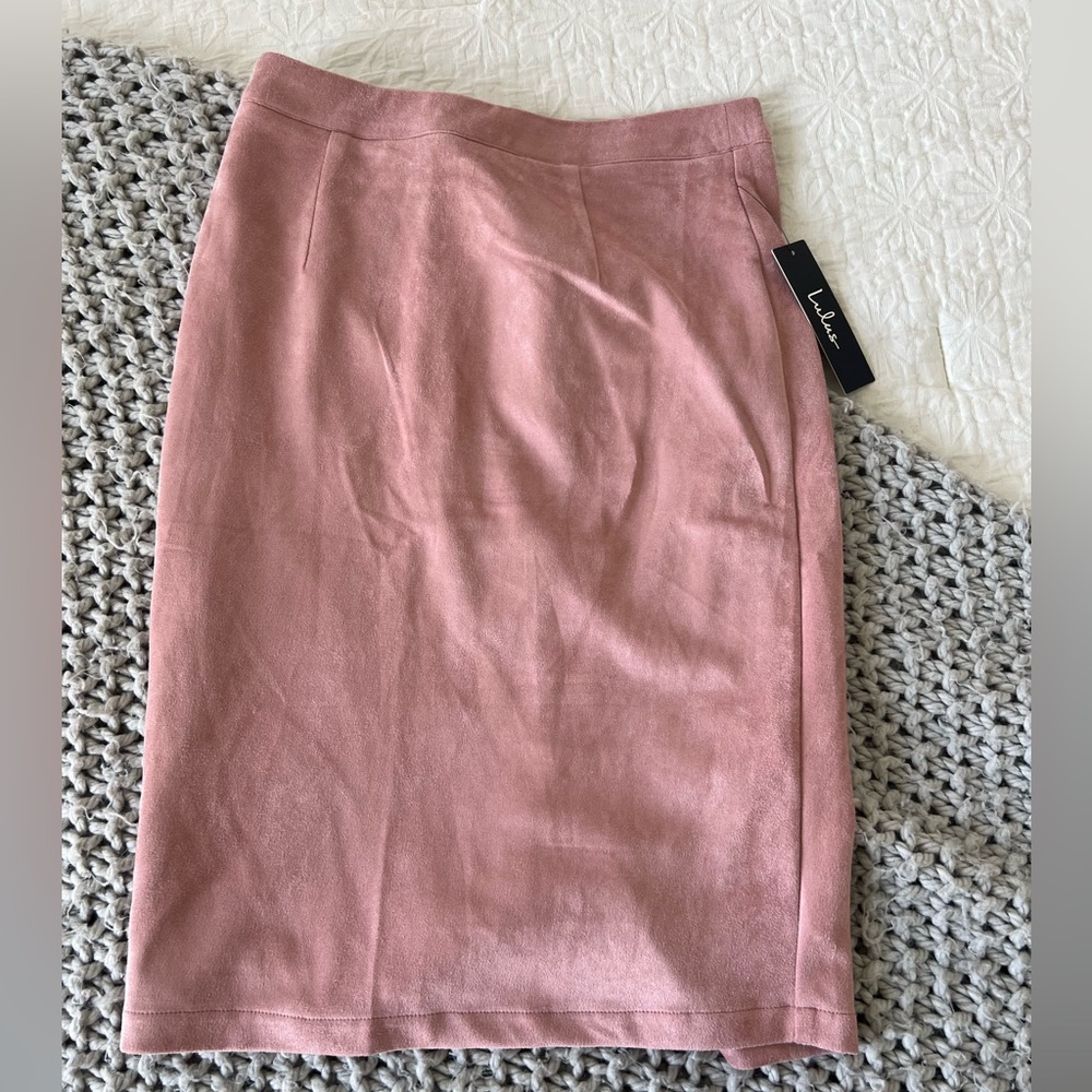 Lulus size small blush pencil skirt